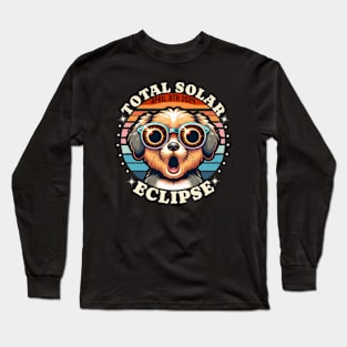 Total Solar Eclipse Dog Long Sleeve T-Shirt